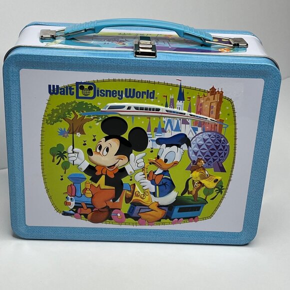 2021 Walt Disney World 50thAnniversary Vault Collection MickeyMetal Lunch Box - Picture 2 of 9